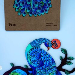 Houten Puzzel – Pauw