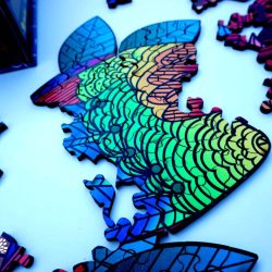 Houten Puzzel – Papegaai