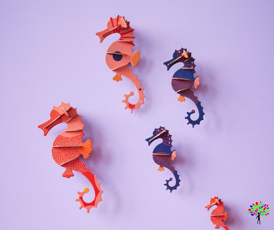 Themawand Sea Horses - Afbeelding 2