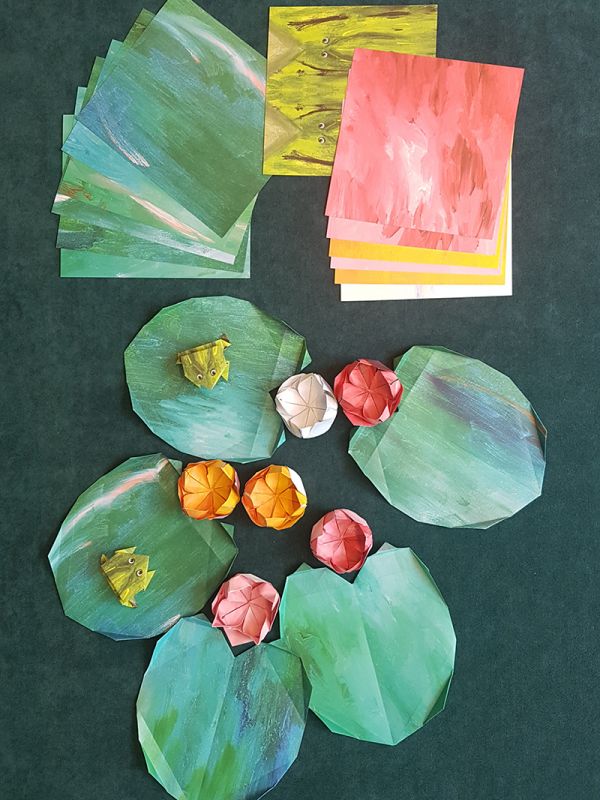 Vouwset Waterlelies van Monet - Afbeelding 3
