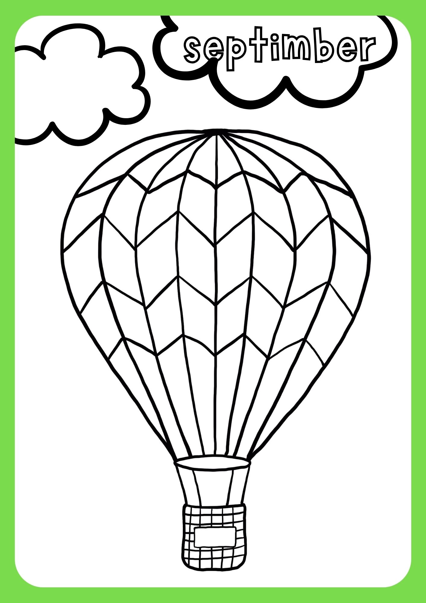 Jierdeiskalinder Loftballon - Afbeelding 3
