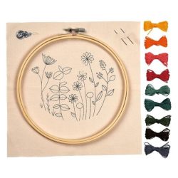 Borduurring DIY bloemen