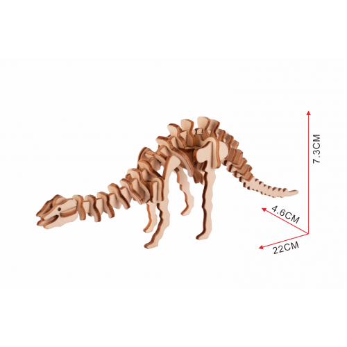 Bouwpakket Diplodocus (hout) - Afbeelding 3
