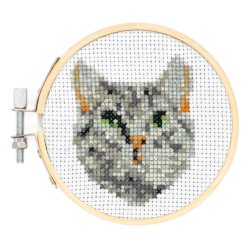 Mini Borduurset Kat