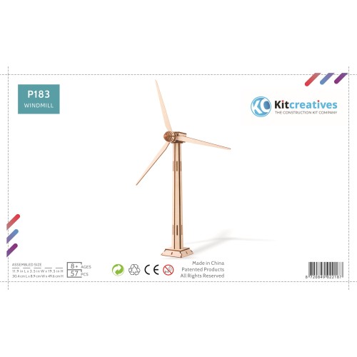 Bouwpakket Windmolen (hout) - Afbeelding 3
