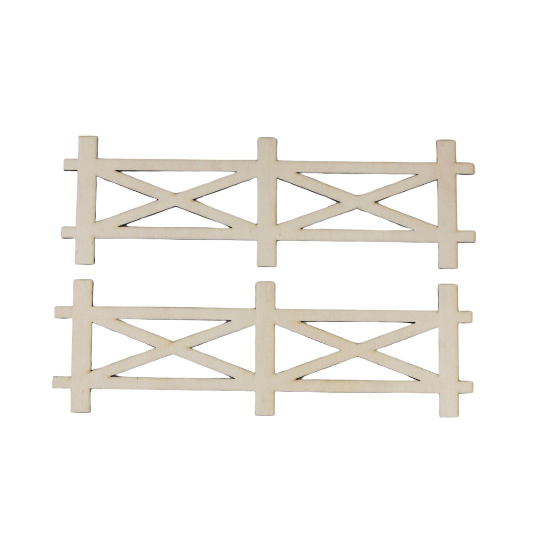 Houten hekjes