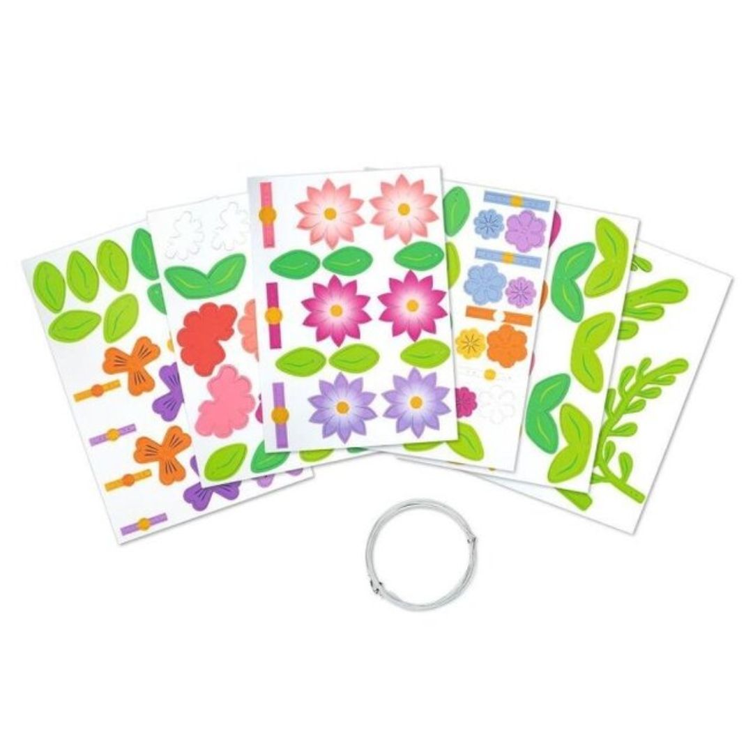 Papierbloemen knutselset - Afbeelding 5