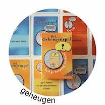 Geheugenspellen en concentratiemateriaal