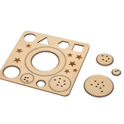 Houten spiraal sjablonen