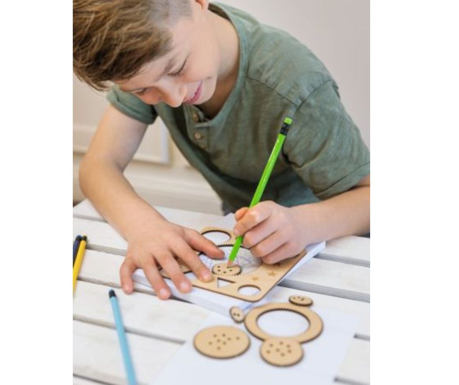 Houten spiraal sjablonen - Afbeelding 3