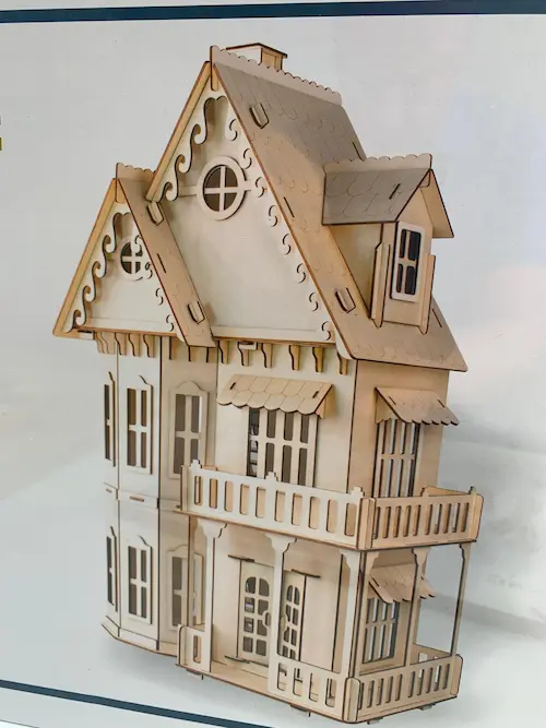 Bouwpakket Poppenhuis gotische stijl (hout) - Afbeelding 2
