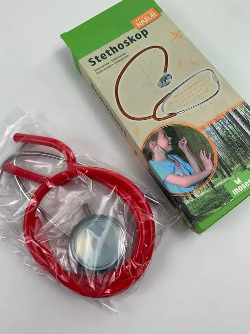 Natuur stethoscoop in de verpakking