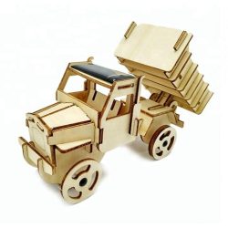 Bouwpakket Truck zonne-energie (hout)