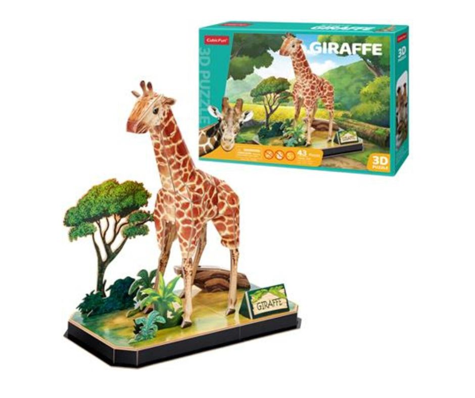 3D-puzzel giraffe - Afbeelding 3