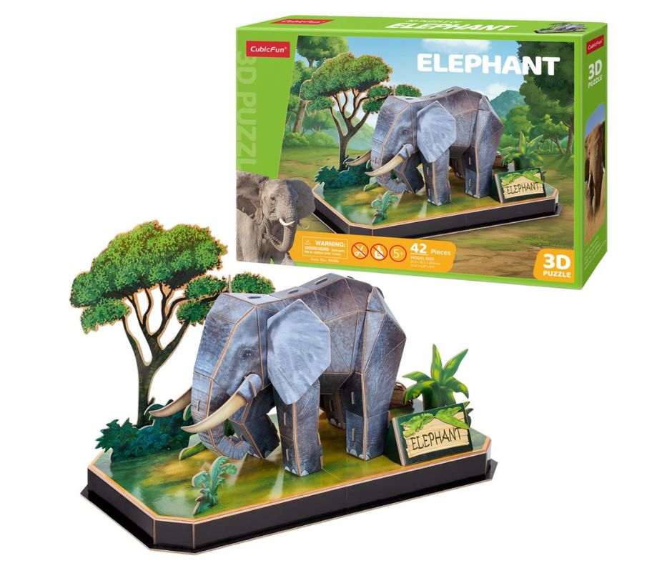 3D-puzzel olifant - Afbeelding 2