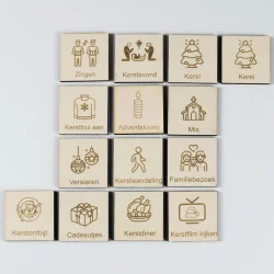 Kerst pictogrammen
