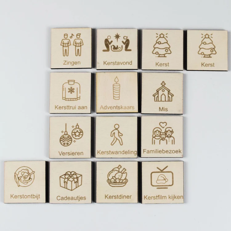 Kerst pictogrammen