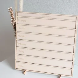 Houten weekplanner - Stel je eigen pakket samen