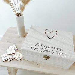 Opbergkistje pictogrammen