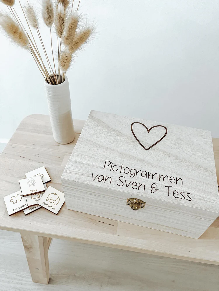 Opbergkistje pictogrammen