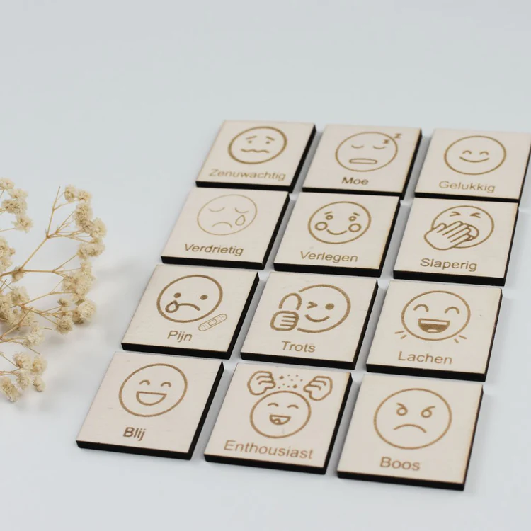 Emotie pictogrammen set