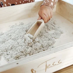 Groot houten schepje