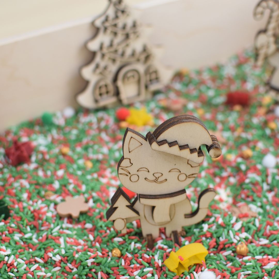 Houten Kerstfiguren - Afbeelding 3