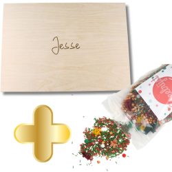 Speelset Kerst -Speelbak + 1 kilo Kerstspeelrijst (kortingsset)