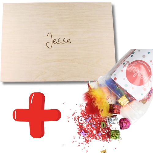 Speelset Sinterklaas -Speelbak + 1 kilo Sinterklaasspeelrijst (kortingsset)
