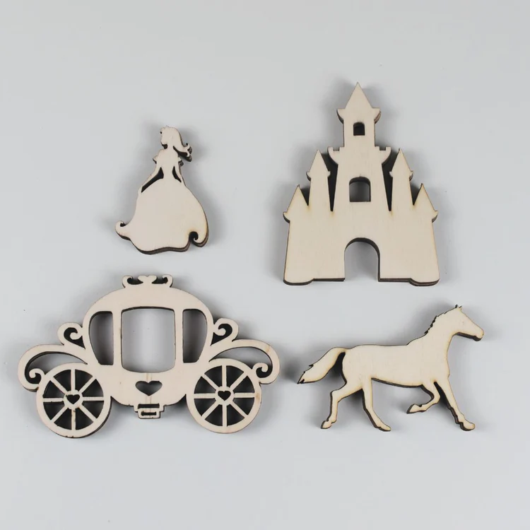 Houten Prinsessen Speelfiguren - Afbeelding 2