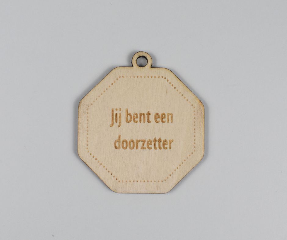 Medaille: Jij bent een doorzetter