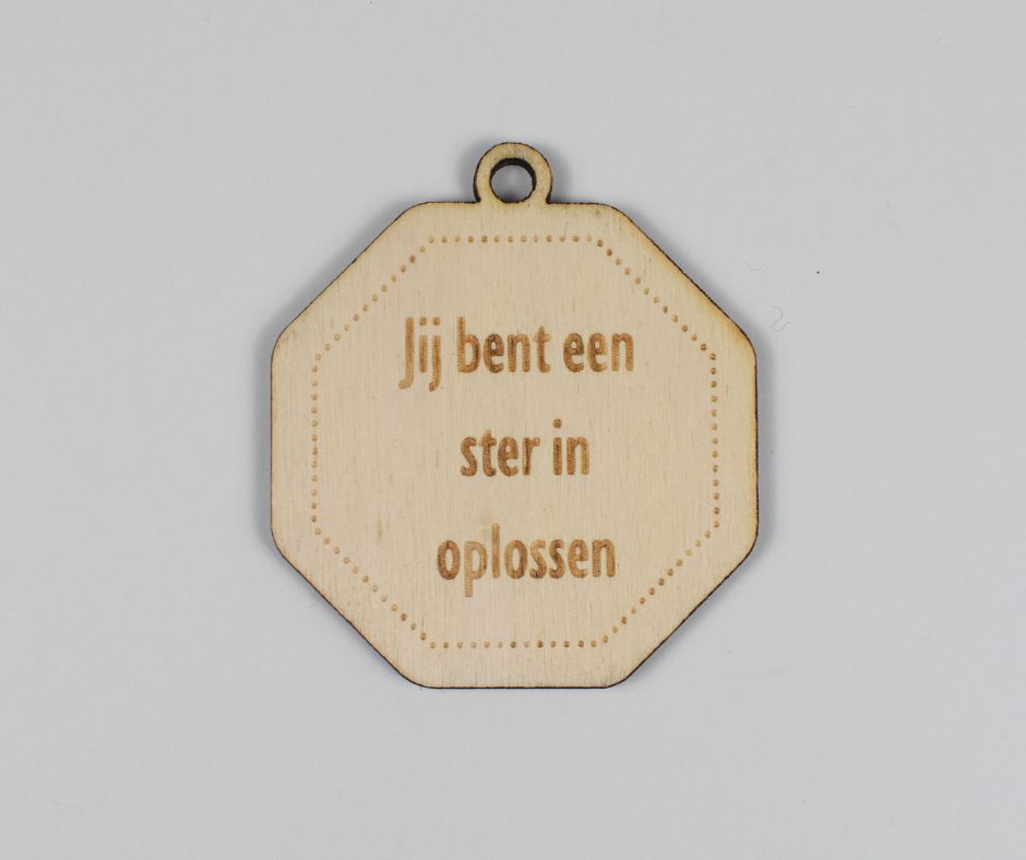 Medaille: Jij bent een ster in oplossen