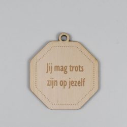 Medaille: Jij mag trots zijn op jezelf