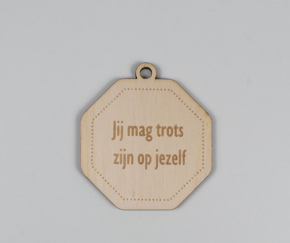 Medaille: Jij mag trots zijn op jezelf