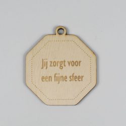 Medaille: Jij zorgt voor een fijne sfeer