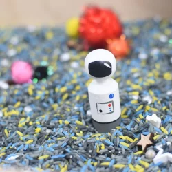 Astronaut met helm