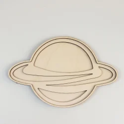 Houten Vulvorm Planeet