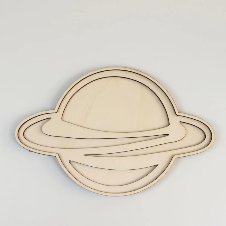 Houten Vulvorm Planeet