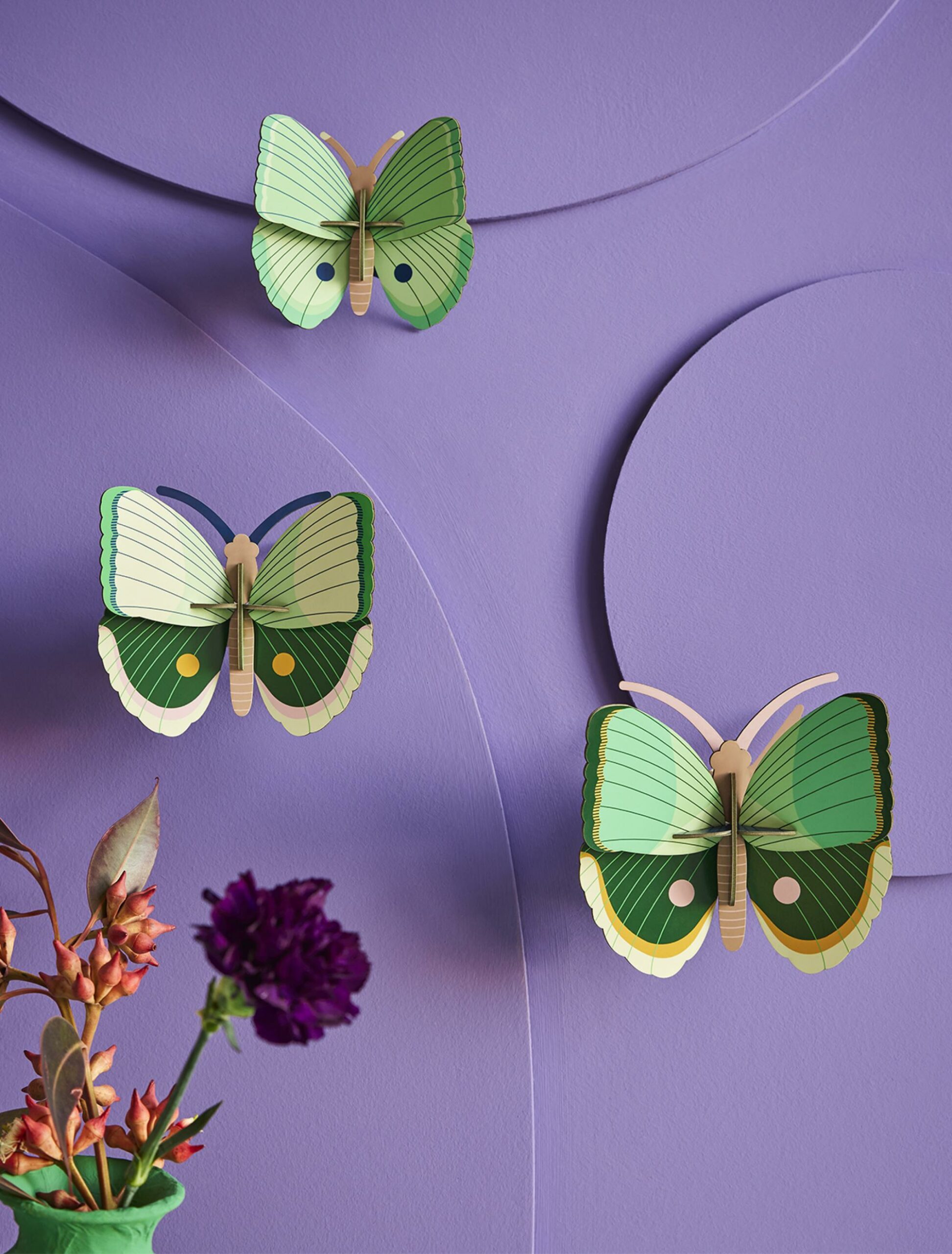 Studio Roof Fern striped Butterflies - Afbeelding 3