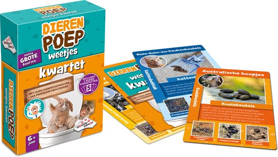 Dierenpoep Weetjes Kwartet - Afbeelding 2