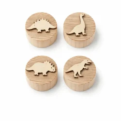 Houten dino stempels