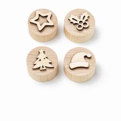 Houten kerst stempels