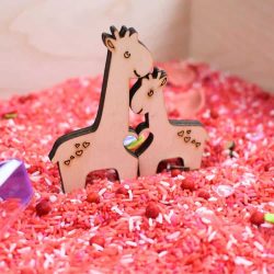 Speelfiguren Set B – Houten dierenduo’s vol zorg en verbondenheid