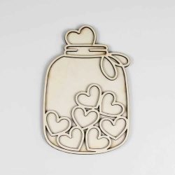 Vulvorm Hartenpot – Happy Hearts