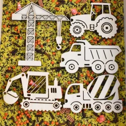 Houten Speelfiguren Constructie – Set van 5