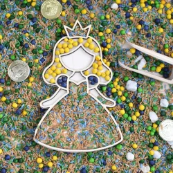 Houten Vulvorm Prinses – Voor Sensorisch Spel