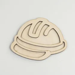 Houten Vulvorm Helm – Voor Sensorisch Spel