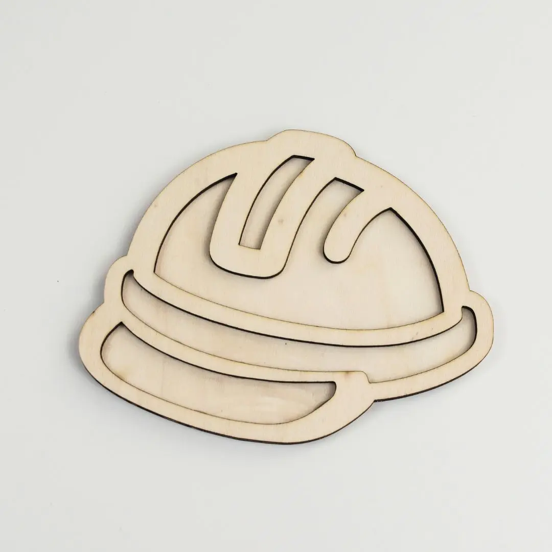 Houten Vulvorm Helm – Voor Sensorisch Spel - Afbeelding 2