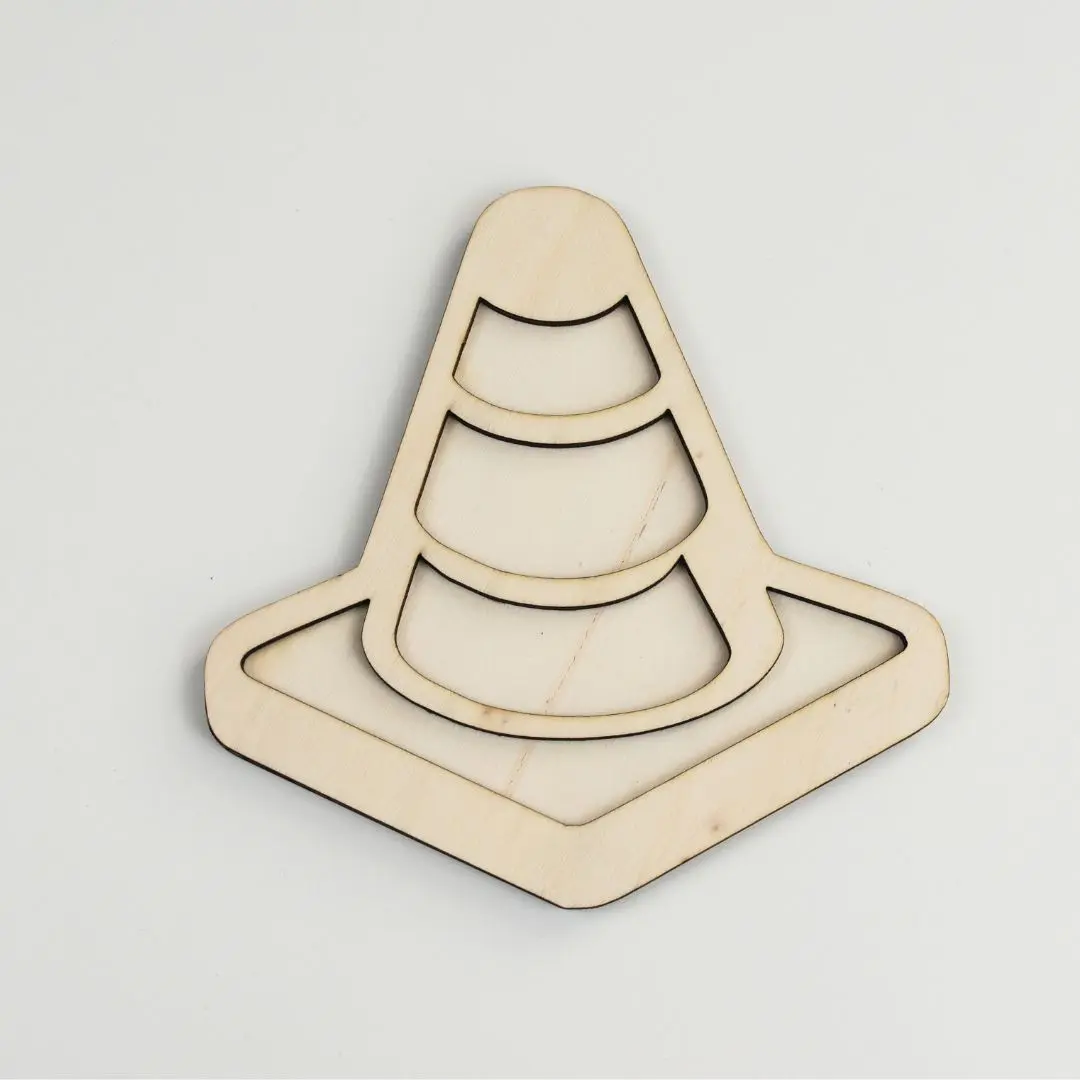 Houten Vulvorm Pylon – Voor Sensorisch Spel - Afbeelding 3