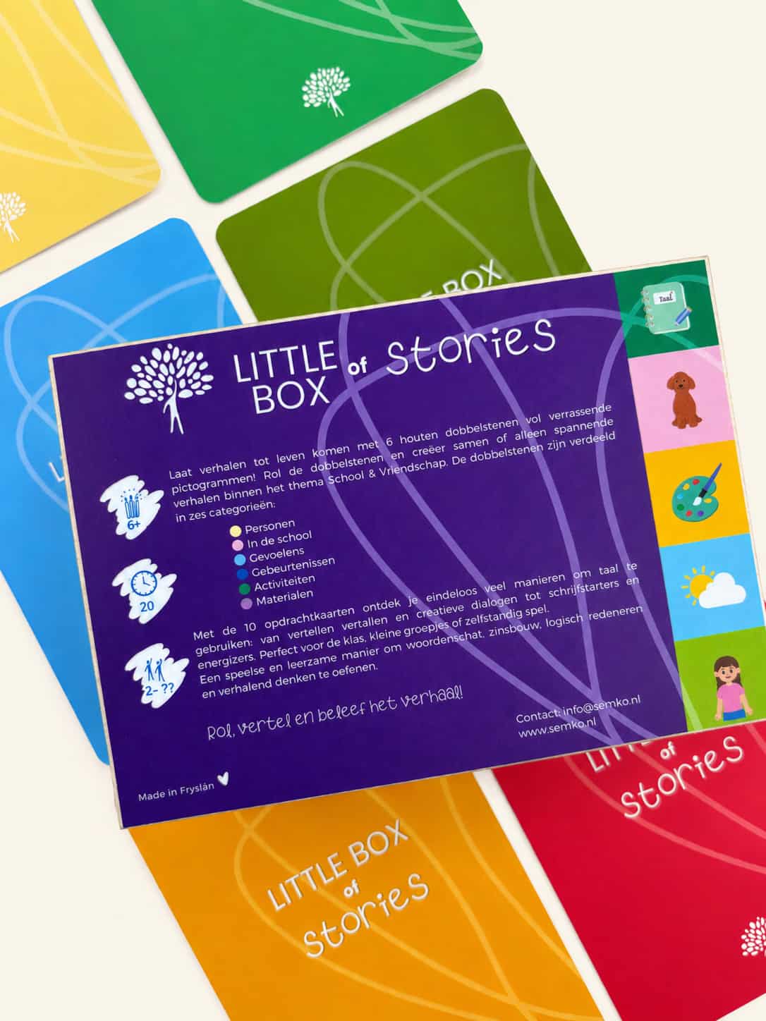 Little Box of Stories – vertelspel voor taal, creativiteit en betekenisvolle gesprekken - Afbeelding 6